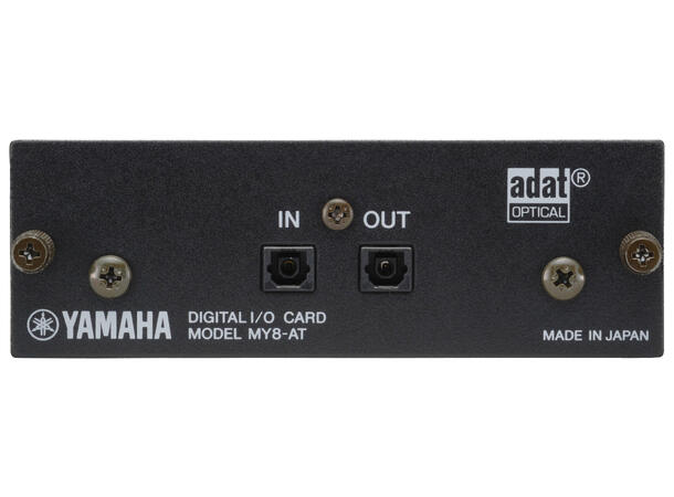 YAMAHA MY8-AT 8-ch ADAT I/O card. Optical I/O