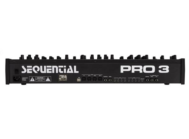 Sequential Pro 3 Synthesizer Multi-filter, VCO's & Wavetables synth
