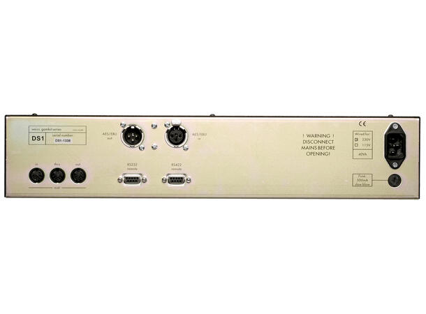 Weiss DS1-MK3 Compressor/De-Esser/Limiter, 96 kHz