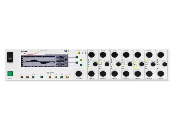 Weiss EQ-1 Mk2 Basic model EQ 96 kHz, 2-channel, 7-band parametric