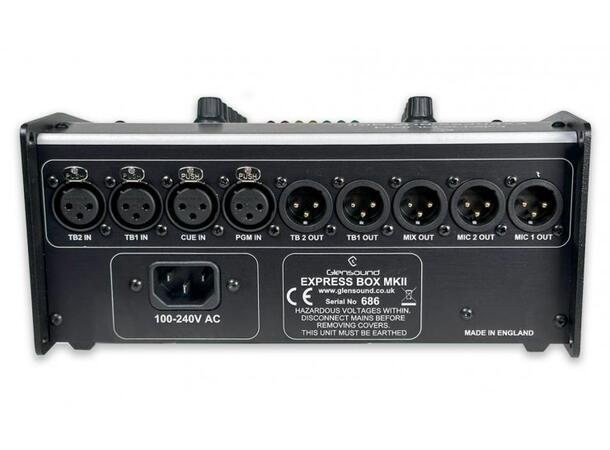 Glensound Express Box MKII Simple 2 position commentary unit