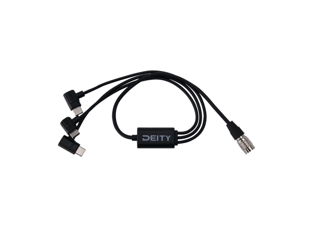 Deity SPD-HR3U 4-Pin Hirose to Triple USB-C