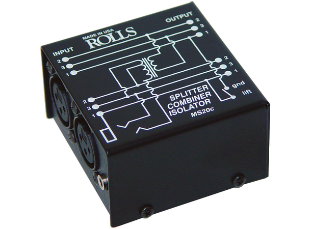 Rolls MS20C Mic Splitter/Combiner/Isolator