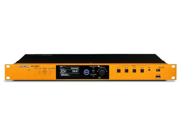 TASCAM CG-1800 clock signal generation Highly accurate