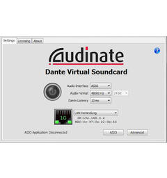Audinate DVS Dante Virtual Soundcard VM For virtuelle maskiner - 5 pakke lisens