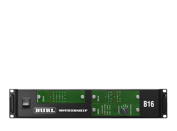 Burl Audio B16 Mothership AD/DA Chassis 3 varianter:  DirgiLink, MADI, Dante, SG