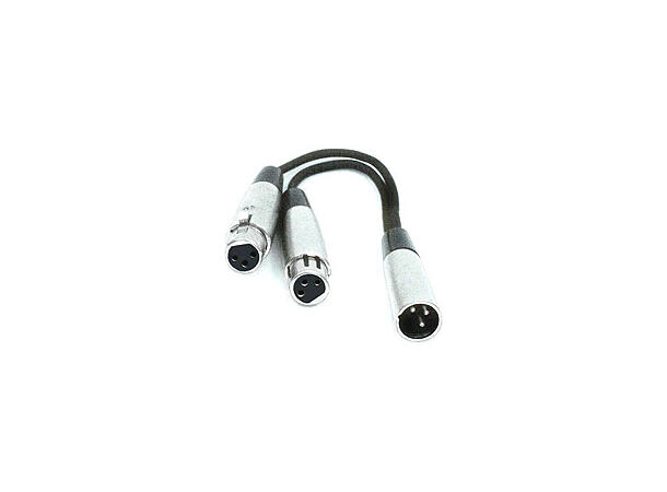 Hosa YXF 119 Y-kabel 1 stk. XLR han til 2 stk. XLR hun