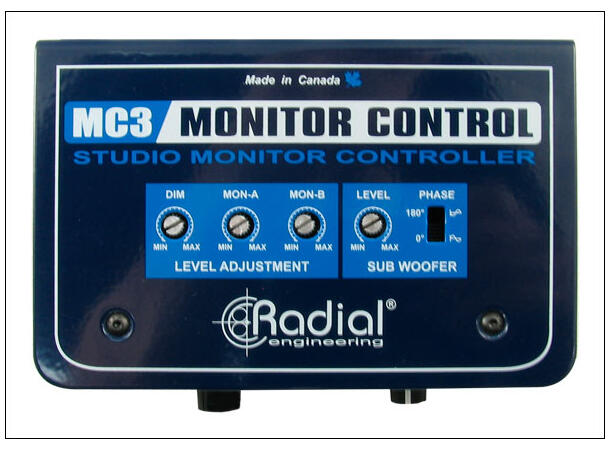 Radial MC3 Monitor Controller Passiv studio monitor Controller 