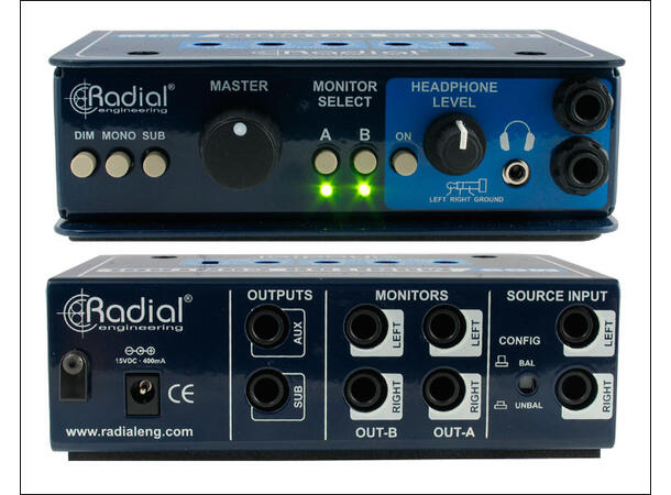 Radial MC3 Monitor Controller Passiv studio monitor Controller