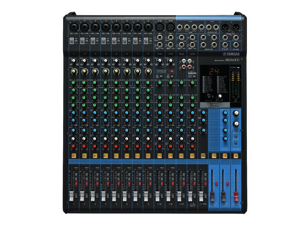 YAMAHA MG16XU 16 kanals mixer, 10 mic/16 linjer 