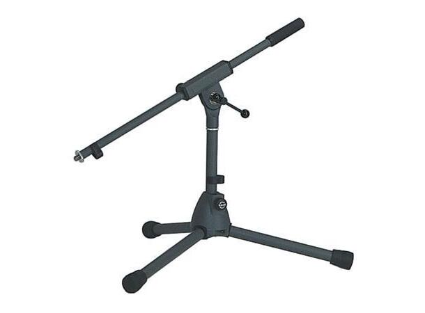 K&M 259/1 Mikrofonstativ med galge grå Stativ lite, grått med fast galge 