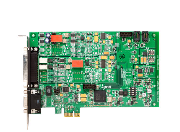 Lynx E22 Lydkort PCIe 2+2 IO 2 i/o analog, 2 i/o AES/EBU og S/PDIF 