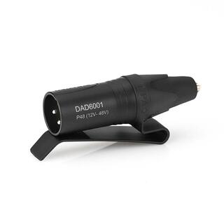 DPA DAD6001-BC Adapter: MicroDot to XLR 3-pin XLR with Belt Clip