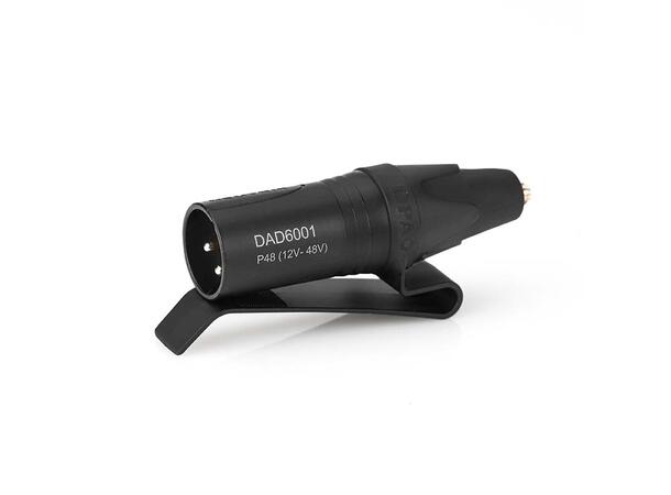 DPA DAD6001-BC Adapter: MicroDot to XLR 3-pin XLR with Belt Clip