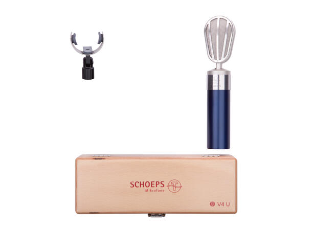 Schoeps V4 U blue Studio Vocal microphone, with case