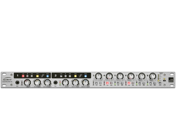Audient ASP800, Mikrofonforsterker x 8 8x preamp m/optisk ut og 2x HMX ...