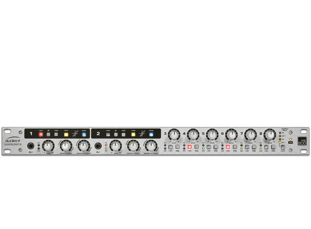 Audient ASP800, Mikrofonforsterker x 8 8x preamp m/optisk ut og 2x HMX&IRON 