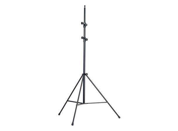 K&M 20811 Mikrofonstativ Ekstra høyt 4m Stativ i sort 