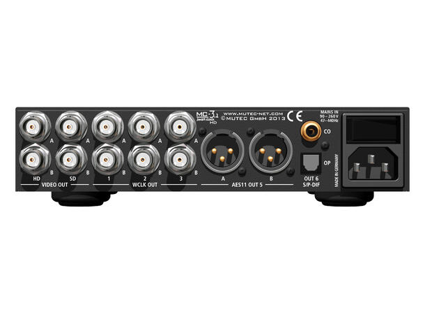 MUTEC MC-3.2 SMART CLOCK HD AES11 Audio& SD/HD Video Sync MasterGenerator
