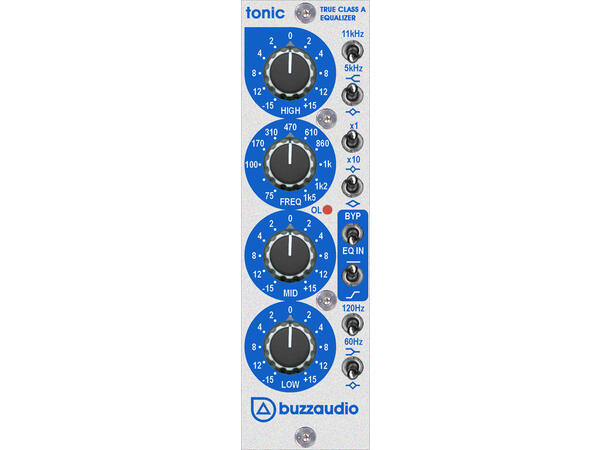 buzzaudio tonic Equalizer 500 serie EQ 