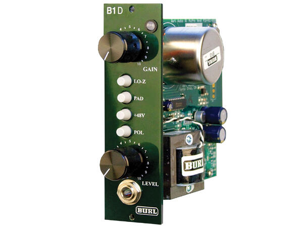 Burl Audio B1D Mikrofonforsterker 500 serie Micpre Steel transformer 