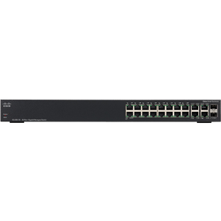 Cisco SG300-20 Series Switch 16 porter L3-Styrt-18x10/100/1000 + 2 x kombo SFP