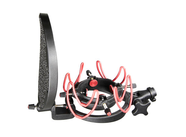 RYCOTE USM-L shock og pop studio kit Med pop filter, opp til18-55mm 