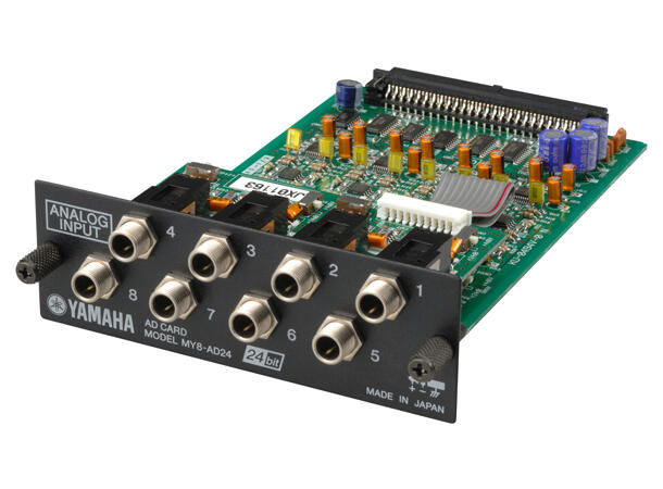 YAMAHA MY8-AD24 8-channel line-level analog input card 