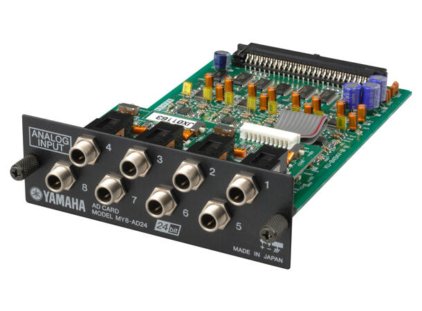 YAMAHA MY8-AD24 8-channel line-level analog input card