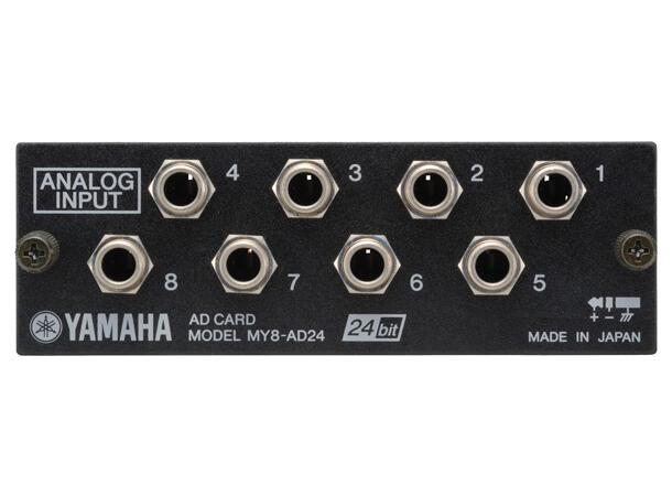 YAMAHA MY8-AD24 8-channel line-level analog input card
