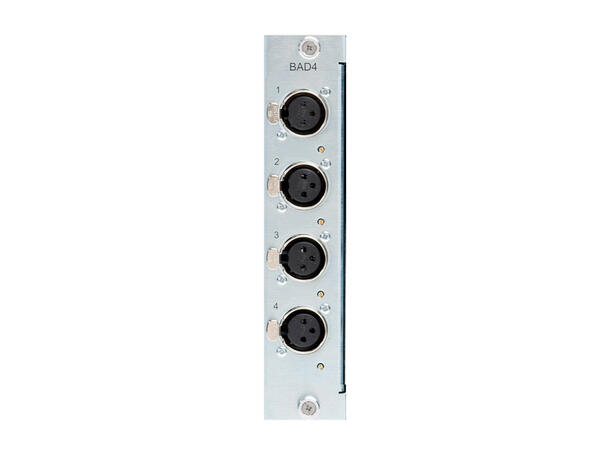 Burl Audio B80-BAD4 AD konverter kort 4 x AD konverter opsjon , XLR 
