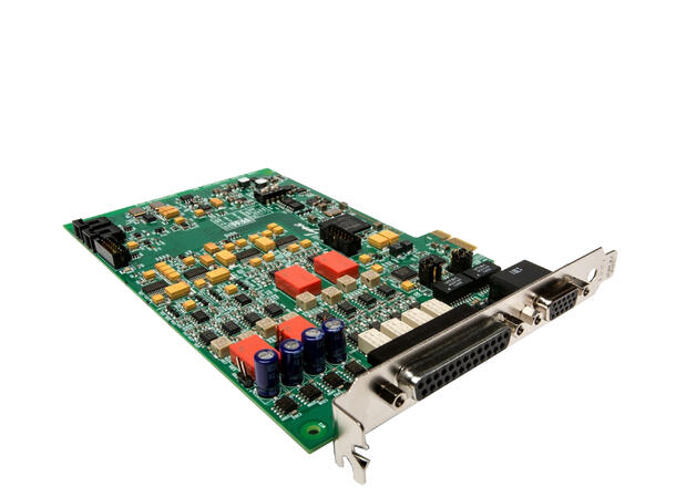 Lynx E44 Lydkort PCIe 4+4 IO 4 i/o analog, 4 i/o AES/EBU og S/PDIF 