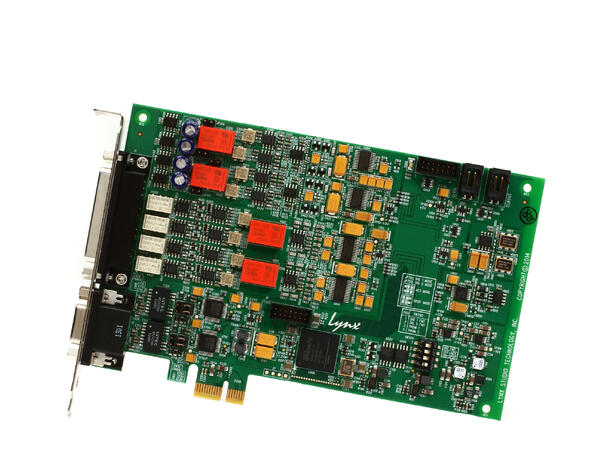 Lynx E44 Lydkort PCIe 4+4 IO 4 i/o analog, 4 i/o AES/EBU og S/PDIF