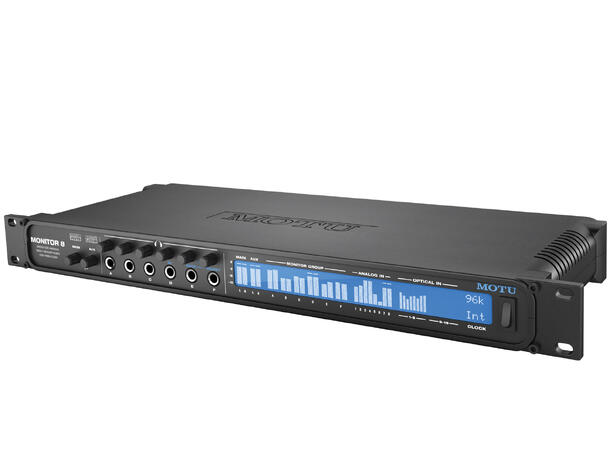 MOTU Monitor 8 monitor lydkort 6 kanal hodetelefonforsterker og USB/AVB 