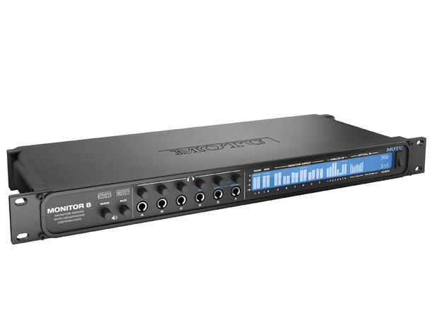 MOTU Monitor 8 monitor lydkort 6 kanal hodetelefonforsterker og USB/AVB 