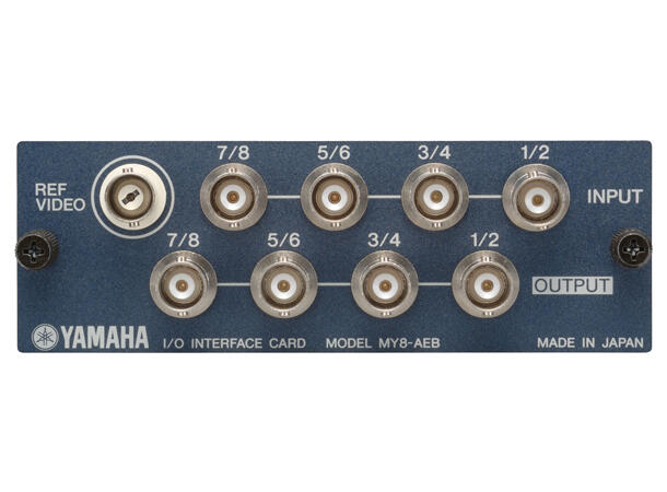 YAMAHA MY8-AEB AES/EBU interface with BNC connectors 