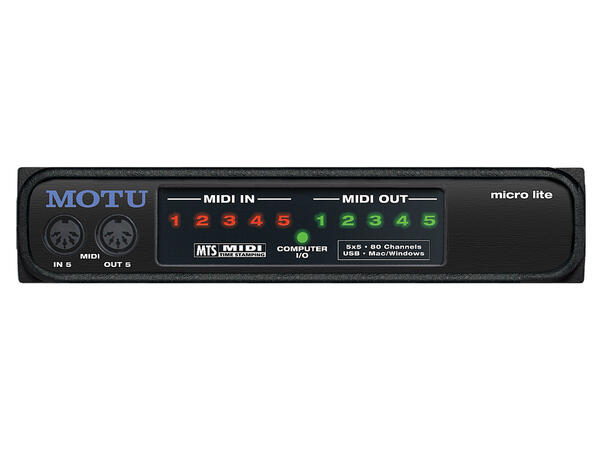 MOTU Micro Lite USB Midi Interface MIDI Interface