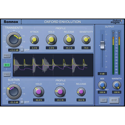 Sonnox Oxford Evolution HD-HDX AAX DSP, TDM, AAX Native, RTAS, AU, VST