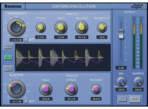 Sonnox Oxford Evolution HD-HDX AAX DSP, TDM, AAX Native, RTAS, AU, VST