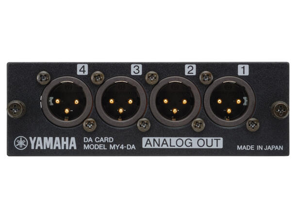 YAMAHA MY4-DA 4-channel line-level analog output card