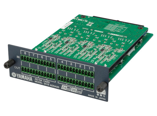 YAMAHA MY8-ADDA96 8-ch 24-bit/96kHz analog line-level 