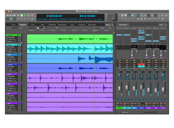 MOTU Digital Performer 9 oppgradering Fra alle tidligere versjoner