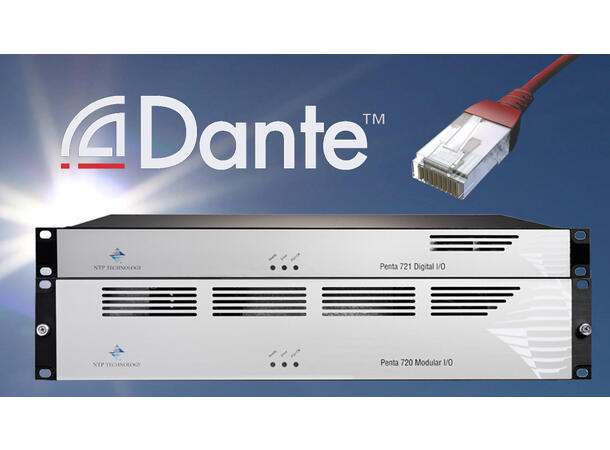 NTP Module option 720/721 - Dante opsjon Brooklyn II Dante opsjon Penta720 og 721
