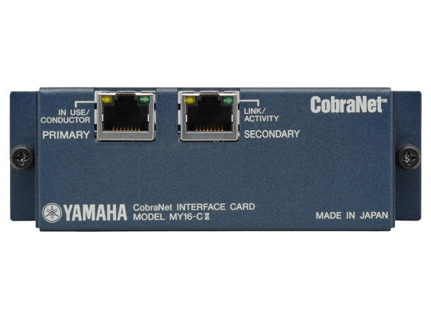 YAMAHA MY16-CII 16-ch CobraNet interface,RJ45x2