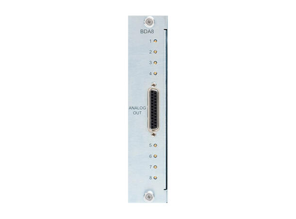 Burl Audio B80-BDA8 DA konverter kort 8 x DA konverter opsjon , 25 pin DSub 