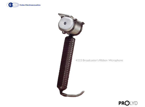 Coles 4115 Broadcasters Ribbon Microphon Båndmikrofon 