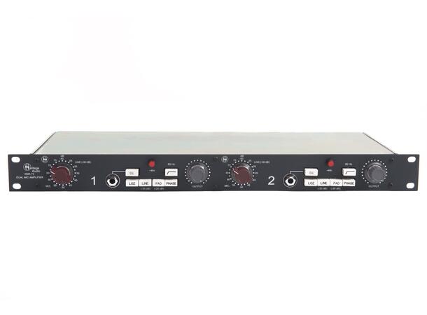 Heritage Audio DMA 73 mikrofonforsterker Micpre 2 ch 