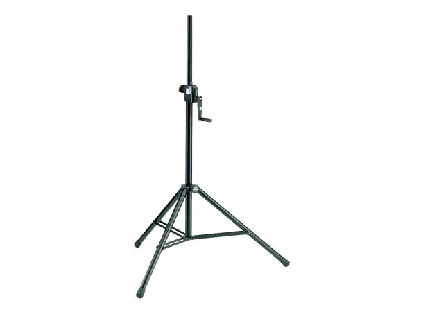 K&M 213 Høyttalerstativ m/sveiv stål, vekt opptil 50 kg. 