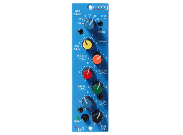 Maag Audio EQ4 6 Band Eq w/AIR BAND 500 serie EQ 6 band 1 Channel 