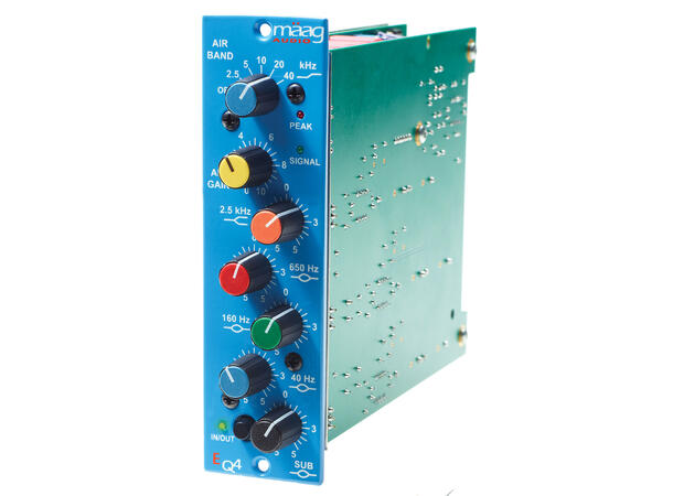Maag Audio EQ4 6 Band Eq w/AIR BAND 500 serie EQ 6 band 1 Channel 